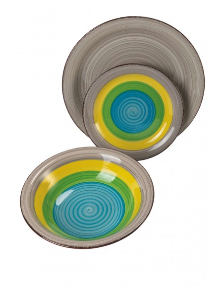 CORFU  SET TAVOLA 18 PZ