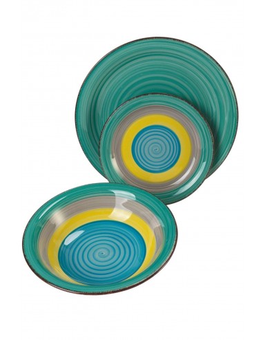 CORFU  SET TAVOLA 18 PZ