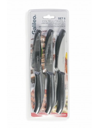 SET 6 COLTELLI BISTECCA 21CM LAMA... SET 6 COLTELLI BISTECCA 21CM LAMA...