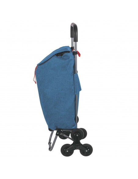 CARRELLO SPESA JEANS 6 RUOTE 4 COLORI ASSORTITI