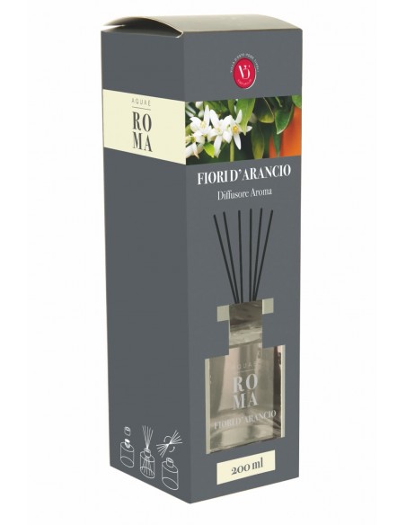 DIFFUSORE ROMA FIORI D ARANCIO 200ML