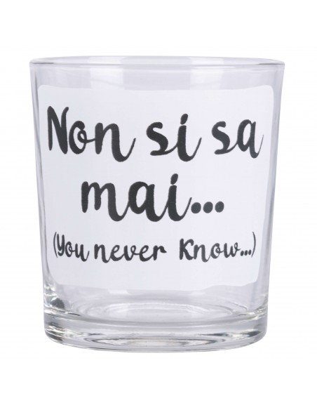 MOODS SET 3 BICCHIERI VETRO 270ML BIANCO SERIE 1