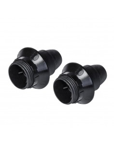 PORTALAMPADA 2PZ E14 NERO