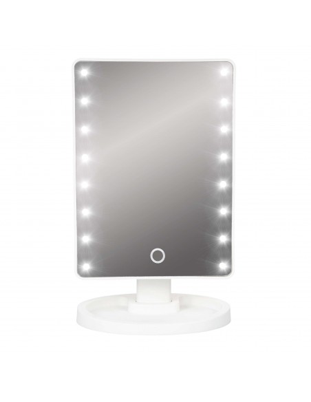 SPECCHIO TRUCCO 16 LED BIANCO