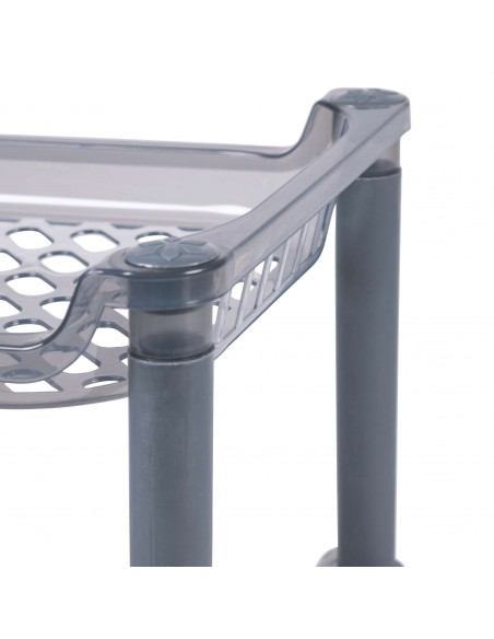 MINI SCAFFALE 3 RIPIANI RETTANGOLARE 2 COLORI ASSORTITI