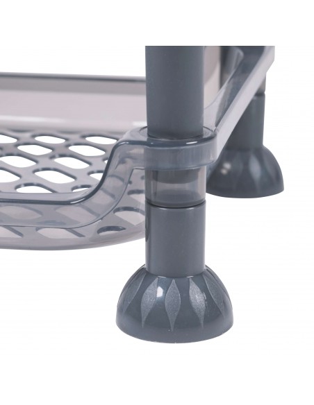 MINI SCAFFALE 3 RIPIANI RETTANGOLARE 2 COLORI ASSORTITI