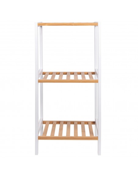 MOBILETTO BAGNO 3 RIPIANI BIANCON NATURALE 35X30X70