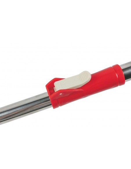 SUPER MOP ROSSO 120CM CESTELLO IN ACCIAIO CON RUOTE