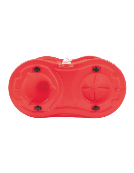 SUPER MOP ROSSO 120CM CESTELLO IN ACCIAIO CON RUOTE