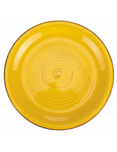 LIPARI PIATTO PIANO GIALLO D27CMXH3CM LIPARI PIATTO PIANO GIALLO D27CMXH3CM
