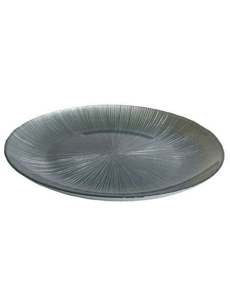 PIATTO RIGHE 28X2CM 6 COLORI ASSORTITI