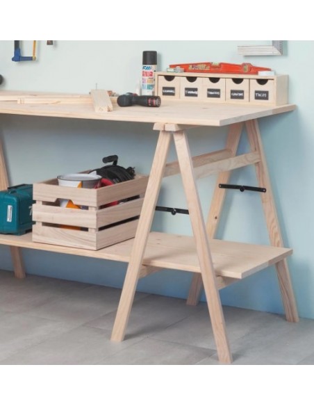 CAVALLETTO TAPPEZZIERE SEZIONE 47X25MM H.87