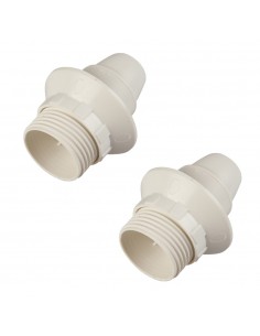 PORTALAMPADA 2 PZ  E14  BIANCO