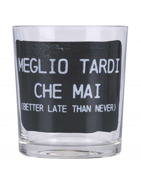 MOODS SET 3 BICCHIERI VETRO 270ML NERO SERIE 1