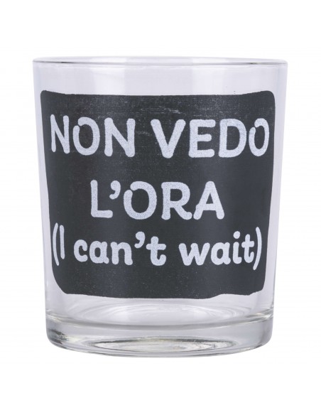 MOODS SET 3 BICCHIERI VETRO 270ML NERO SERIE 1