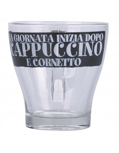 SET 2 MUGS BUON CAPPUCCINO VETRO SET 2 MUGS BUON CAPPUCCINO VETRO