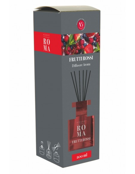 DIFFUSORE ROMA FRUTTI ROSSI 200 ML