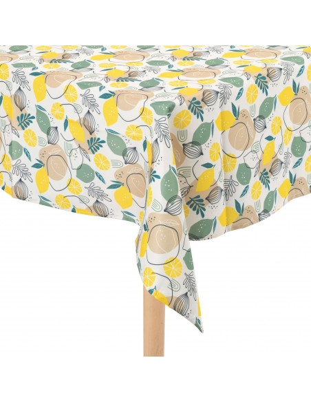 TOVAGLIA ANTIMACCHIA 140X180CM FOGLIE/LIMONI 2 COLORI ASSORTITI