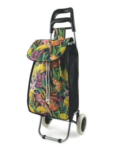 TROPICAL FLOWER CARRELLO SPESA 2 RUOTE TROPICAL FLOWER CARRELLO SPESA 2 RUOTE