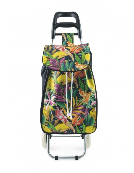 TROPICAL FLOWER CARRELLO SPESA 2 RUOTE