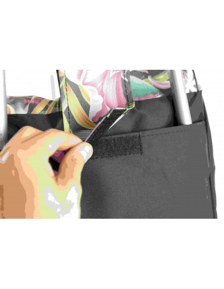 TROPICAL FLOWER CARRELLO SPESA 2 RUOTE