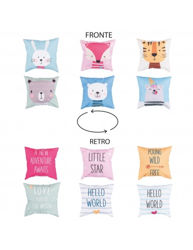 YOUNG CUSCINO CANVAS 45X45CM 450GR 6... YOUNG CUSCINO CANVAS 45X45CM 450GR 6...