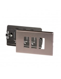 PLACCA ALLUMINIO 3FORI +...