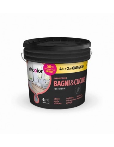 PITTURA PER BAGNI E CUCINE 4+2 LT... PITTURA PER BAGNI E CUCINE 4+2 LT...