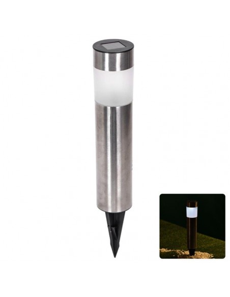 LAMPIONCINO LED SOLARE INOX 6500K