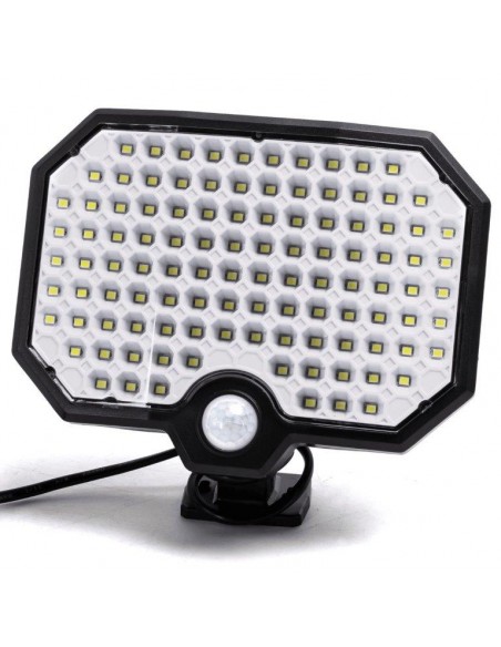 APPLIQUE LED CON PANNELLO SOLARE E SENSORE 6500K