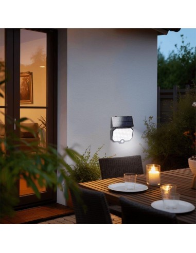 APPLIQUE LED CON PANNELLO SOLARE E... APPLIQUE LED CON PANNELLO SOLARE E...