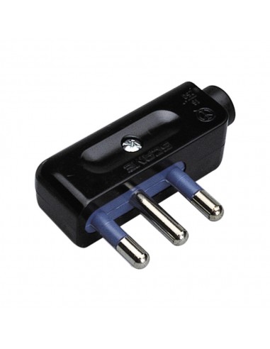 SPINA SALVASPAZIO 16A 2P+T NERO SPINA SALVASPAZIO 16A 2P+T NERO