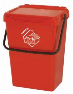 SECCHIO CON COPERCHIO ROSSO...