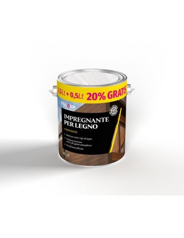 IMPREGNANTE PER LEGNO 2,5+20% OMAGGIO... IMPREGNANTE PER LEGNO 2,5+20% OMAGGIO...