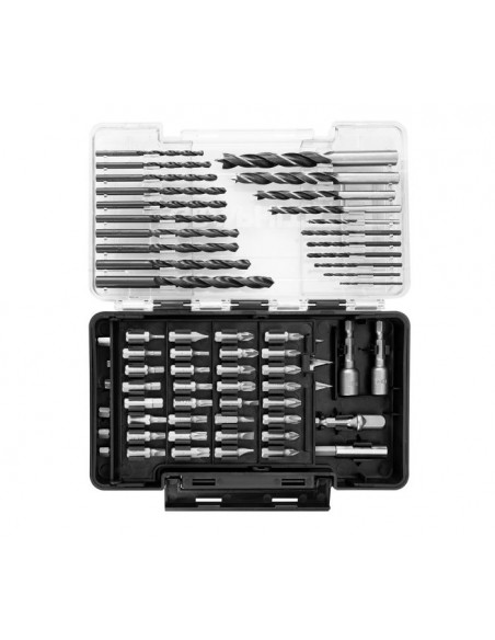 SET PUNTE, INSERTI E BUSSOLE 66 PZ IN VALIGETTA