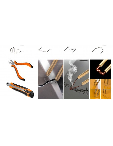 KIT SALDATORE PER PLASTICA 50WATT CON 200 GRAFFETTE