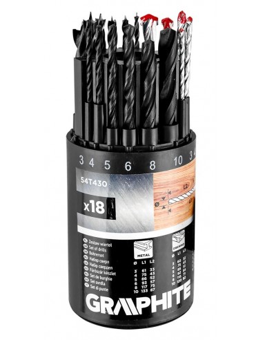 SET DI PUNTE UNIVERSALI GRAPHITE 18... SET DI PUNTE UNIVERSALI GRAPHITE 18...