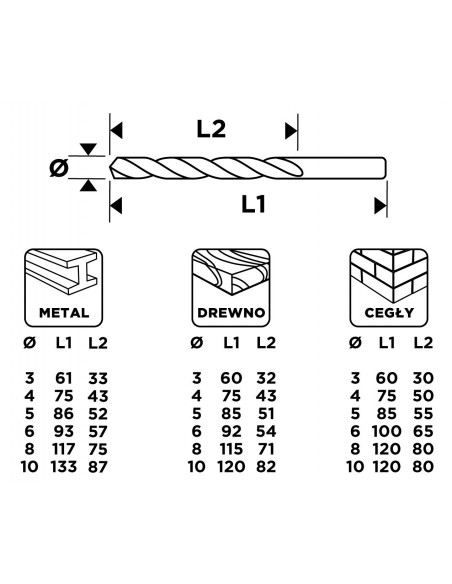 SET DI PUNTE UNIVERSALI GRAPHITE 18 PEZZI