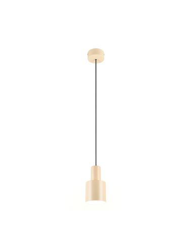 SOSPENSIONE "AGUDO" COLORE BEIGE D. 12CM SOSPENSIONE "AGUDO" COLORE BEIGE D. 12CM