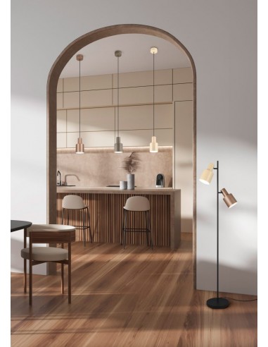 SOSPENSIONE "AGUDO" COLORE BEIGE D. 12CM SOSPENSIONE "AGUDO" COLORE BEIGE D. 12CM