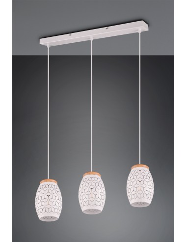 LAMPADARIO A SOSPENSIONE A TRE LUCI... LAMPADARIO A SOSPENSIONE A TRE LUCI...