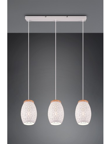 LAMPADARIO A SOSPENSIONE A TRE LUCI... LAMPADARIO A SOSPENSIONE A TRE LUCI...