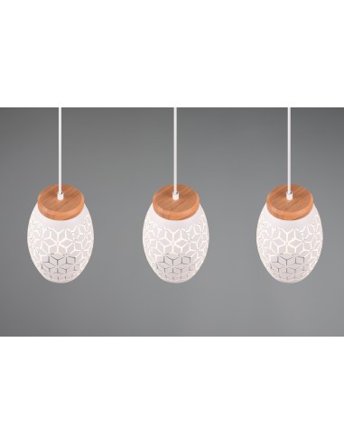 LAMPADARIO A SOSPENSIONE A TRE LUCI... LAMPADARIO A SOSPENSIONE A TRE LUCI...