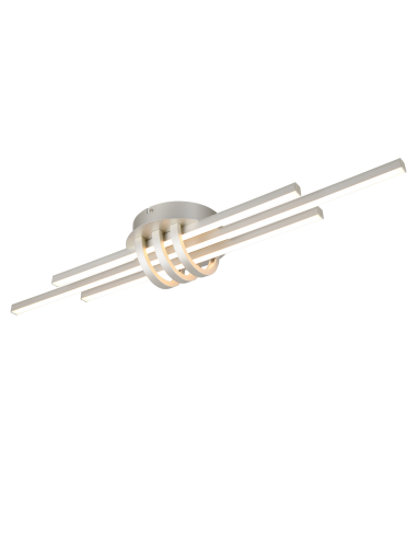 "CINTO" PLAFONIERA LED 3 LUCI ACCIAIO... "CINTO" PLAFONIERA LED 3 LUCI ACCIAIO...