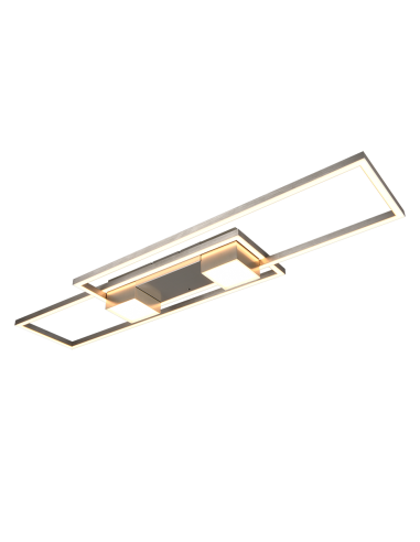 "ALBANY" PLAFONIERA METALLO ACCIAIO L100 "ALBANY" PLAFONIERA METALLO ACCIAIO L100