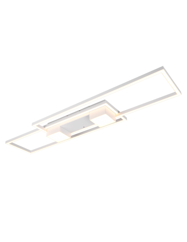 "ALBANY" PLAFONIERA METALLO BIANCO L100 "ALBANY" PLAFONIERA METALLO BIANCO L100