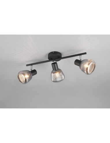 "TARIFA" BARRA 3 LUCI NERO/VETRO... "TARIFA" BARRA 3 LUCI NERO/VETRO...