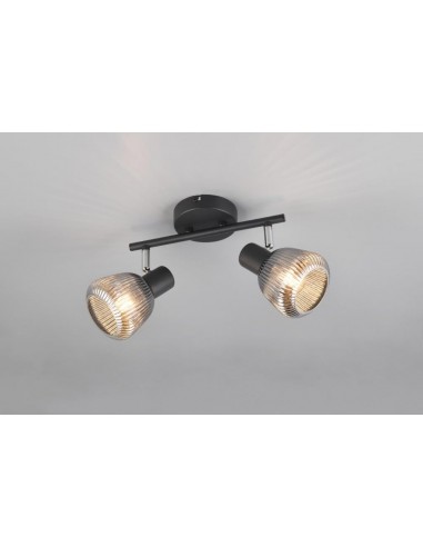 "TARIFA" BARRA 2 LUCI NERO/VETRO... "TARIFA" BARRA 2 LUCI NERO/VETRO...