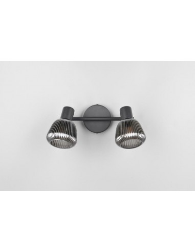 "TARIFA" BARRA 2 LUCI NERO/VETRO... "TARIFA" BARRA 2 LUCI NERO/VETRO...