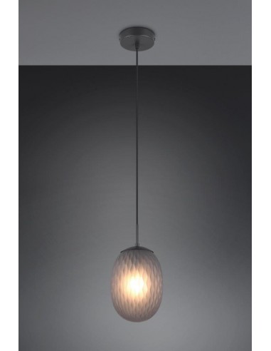 "FACETTE" SOSPENSIONE NERO/VETRO... "FACETTE" SOSPENSIONE NERO/VETRO...